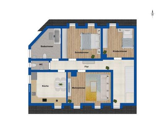 Grundriss - Dachgeschoss