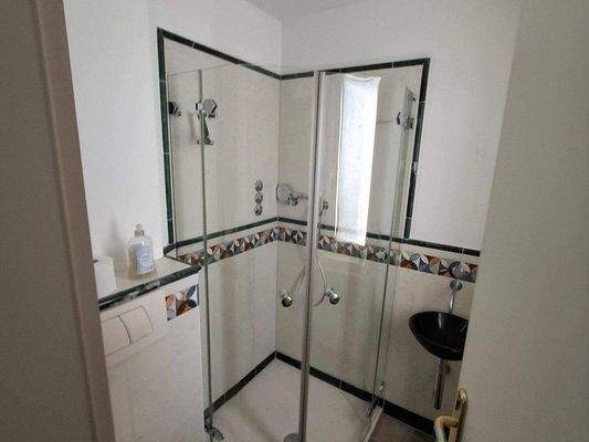 Gäste WC im Erdgeschoss mit Dusche