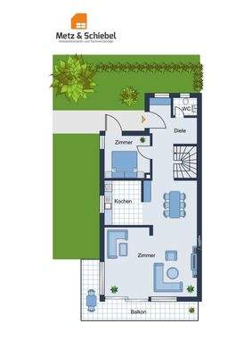 Grundriss Erdgeschoss