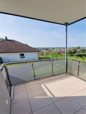 überdachter Balkon