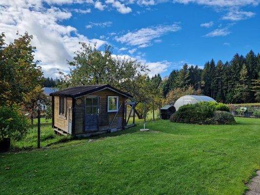 Blick Richtung Obstgarten