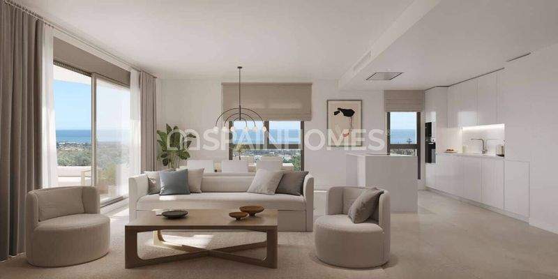 Quality Apartments with Sea Views in Peaceful Location in Estepona