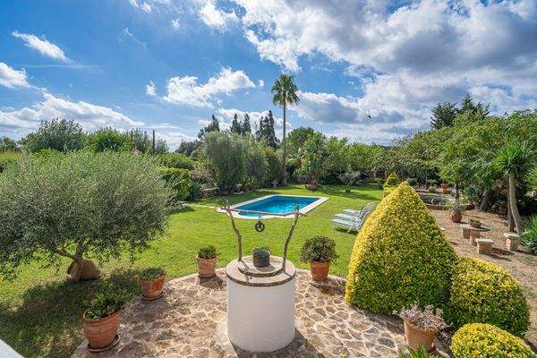 Blick über das herrliche Grundstück