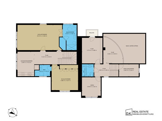 Grundriss Obergeschoss