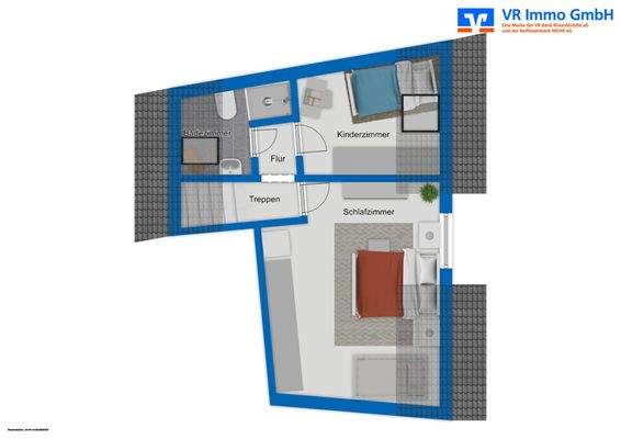 Haus rechts Dachgeschoss