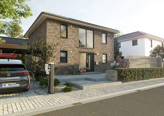 Strassenansicht-Klinker