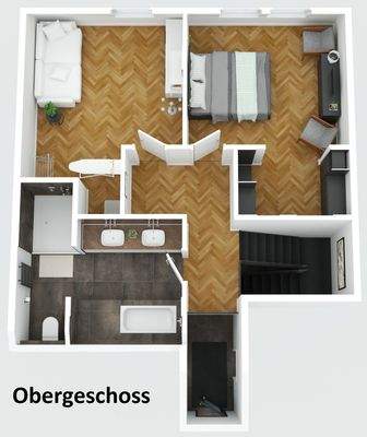 Obergeschoss 3D