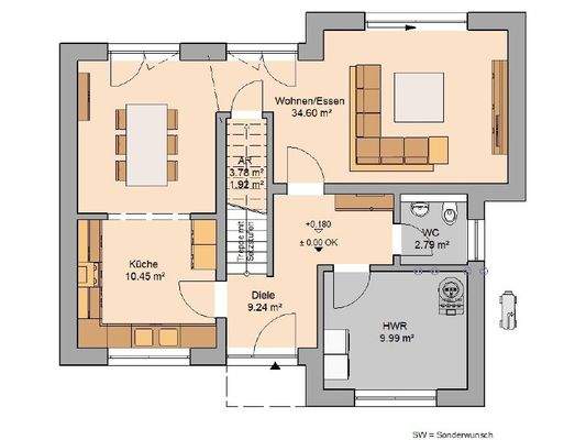 Grundriss Erdgeschoss