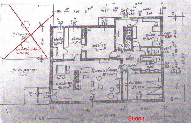 Grundriss Unterislinger Weg 11