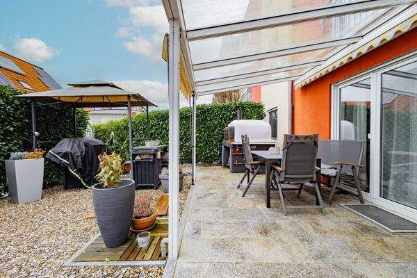 Überdachter Terrassenbereich