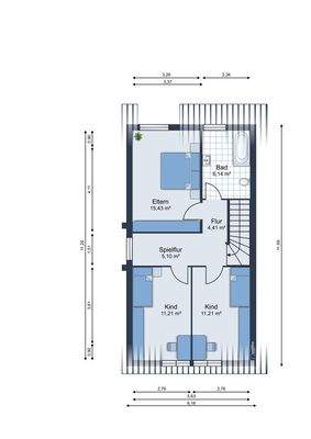 Möbliervorschlag Dachgeschoss Möbliervorschlag