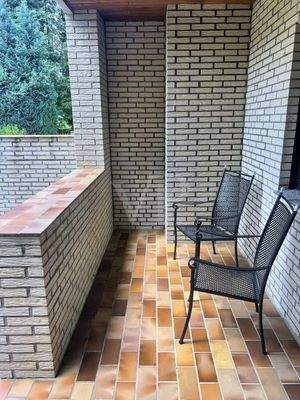 überdachte Terrasse Küche