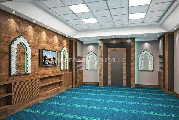 Properties in a Complex with Pool in Alanya Mahmutlar