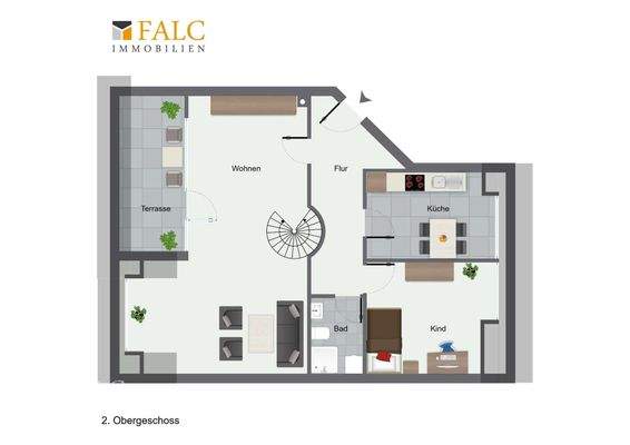 Grundriss 2. Obergeschoss