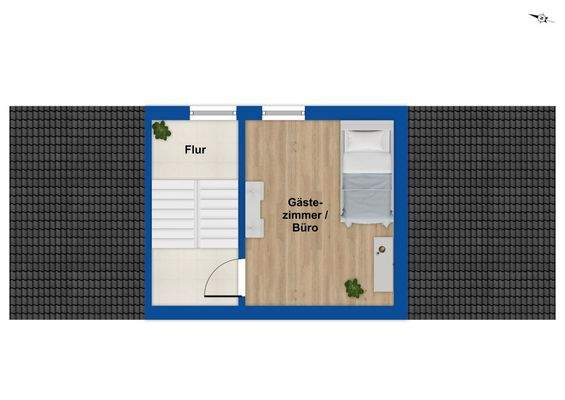 Grundriss - Dachgeschoss