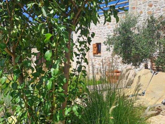 Kreta, Melidoni: Charmante möblierte Villa mit atemberaubender Aussicht zu verkaufen