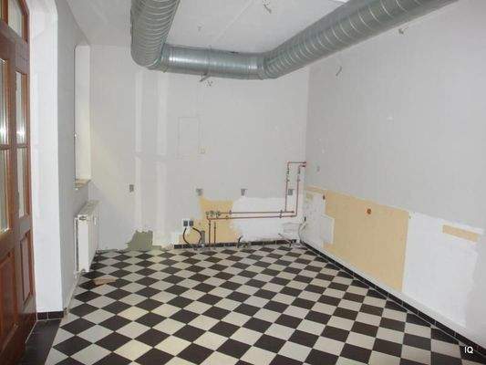 Erdgeschoss, Bereich mit Küchenanschlüssen