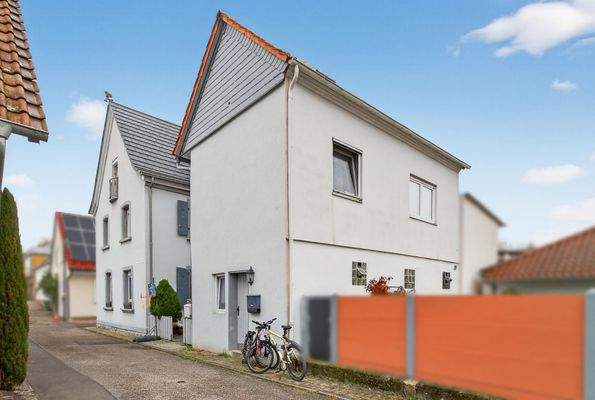 Ansicht Haus mit Anbau