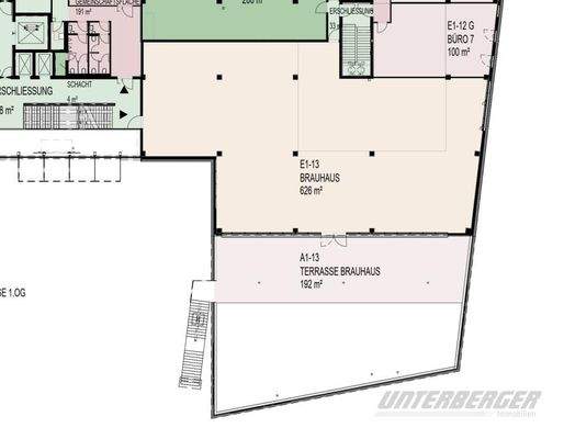 Grundriss Restaurant 1. OG