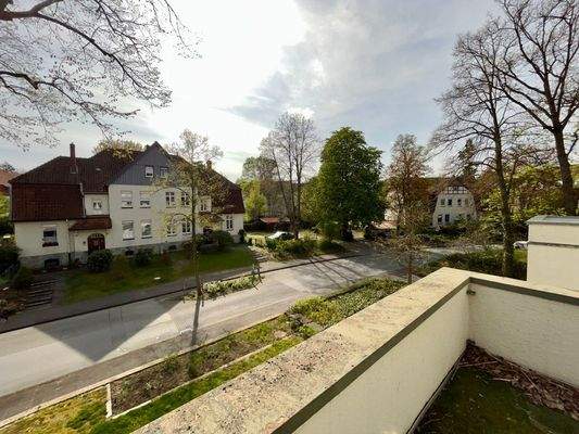 Blick vom Balkon 1. Obergeschoss