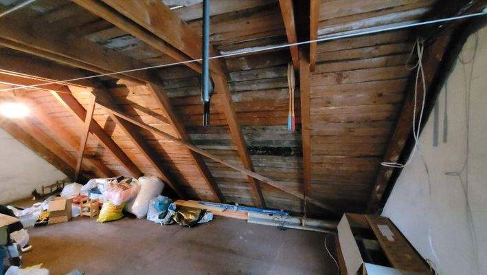 Spitzboden als Kaltdach