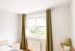 Schlafzimmer, Fenster nach Süden