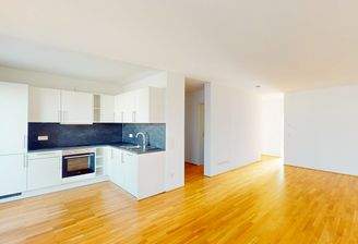 Wohn- und Essbereich (Musterwohnung)