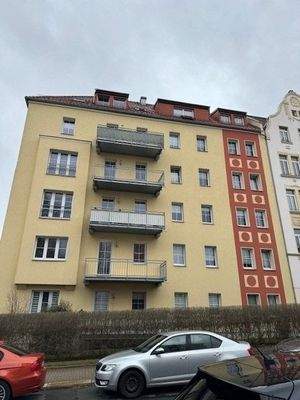 seitliche Hausansicht