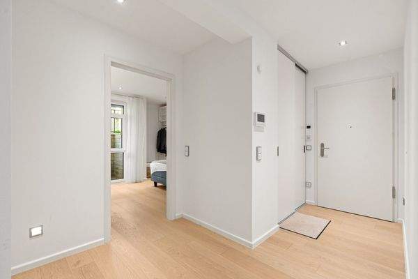 Der zweite Eingang im Gartengeschoss