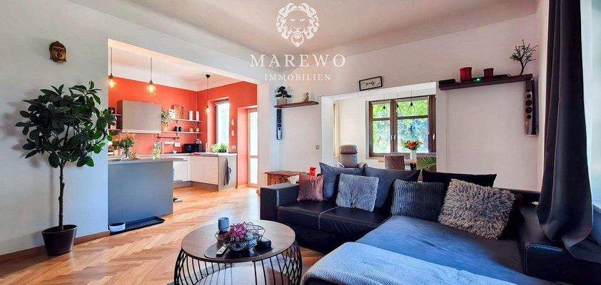 Haupthaus EG-Wohnung - Wohnzimmer, Bild 2