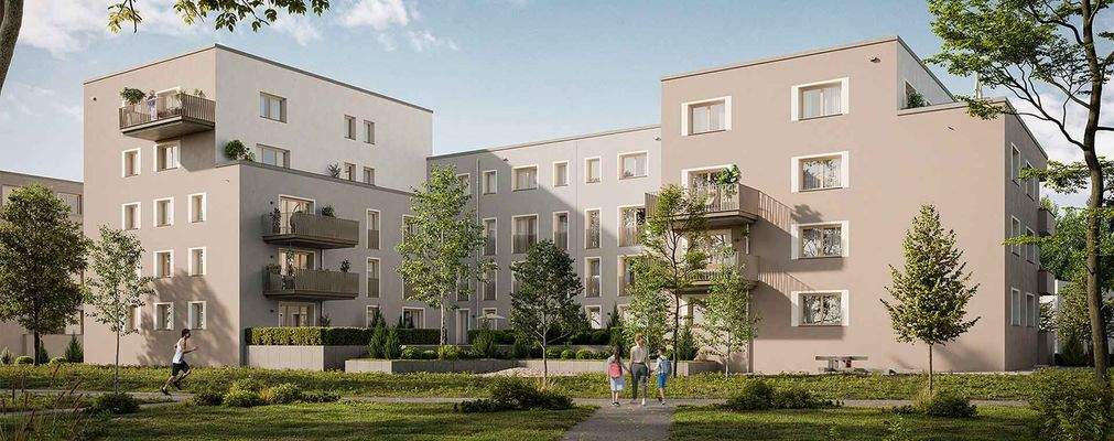 Haus 4 Blick vom Park