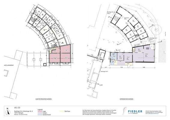 Plan Unter- und Erdgeschoss