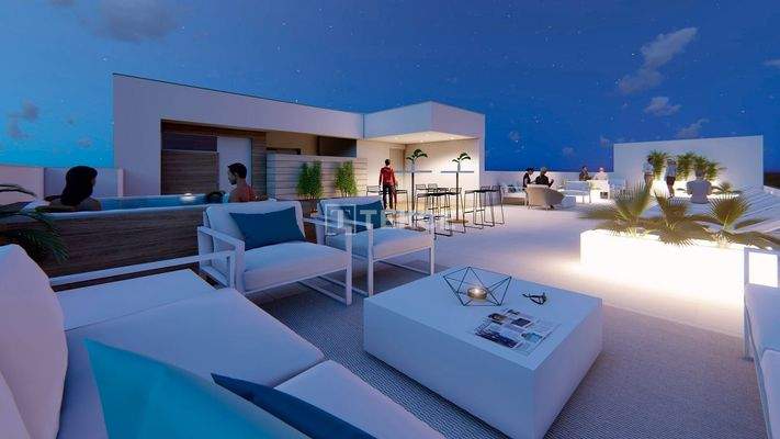 Apartments with Rooftop Jacuzzi Near Beach in Torrevieja