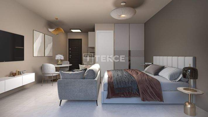 Apartments with Pools Within Walking Distance to Sea in Tatlısu