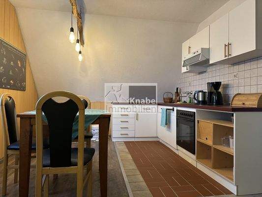 Küche im Dachgeschoss