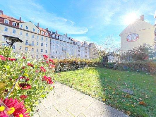 Weg vom Haus zur Straße