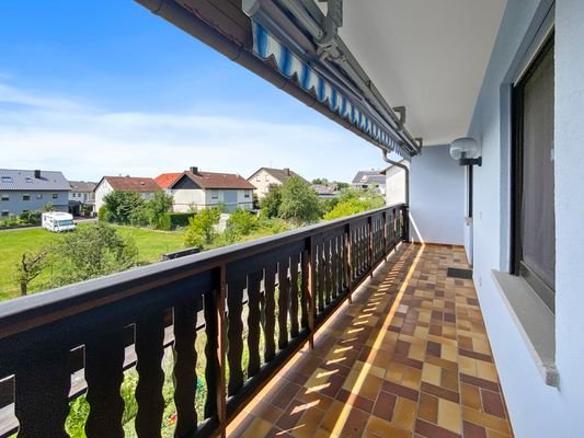 Balkon im Obergeschoss