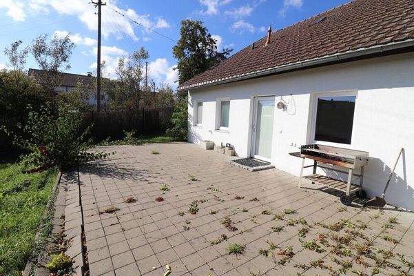 Ferienhaus: Terrasse