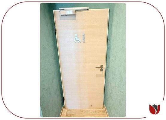 Saniert: Barrierefreies WC 