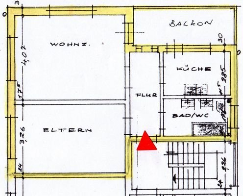 Grundrisszeichnung