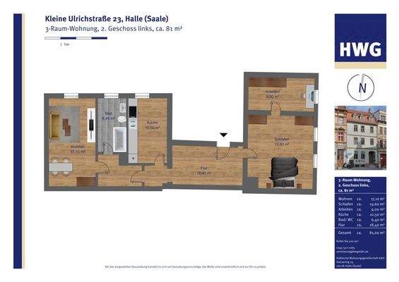 Grundriss zur Wohnung