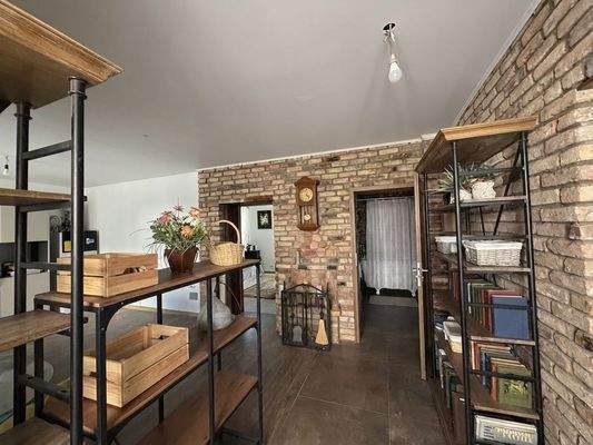 Eingangsbereich im Bungalow