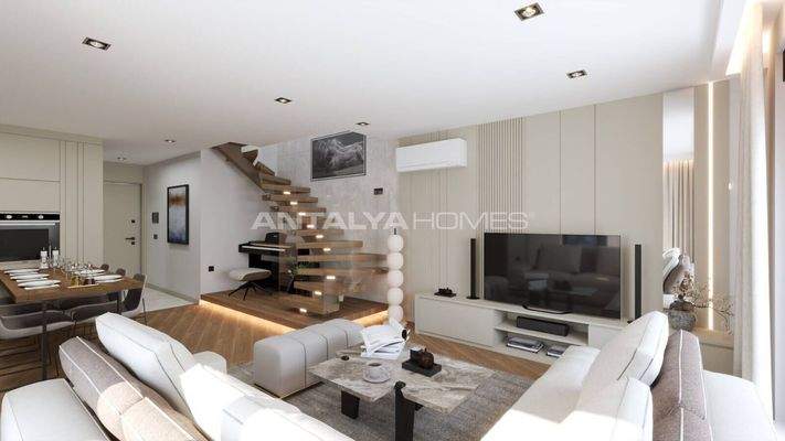 2-Bedroom Standard and Duplex Flats with Pool in Antalya