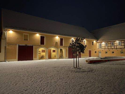 Hof im Winter
