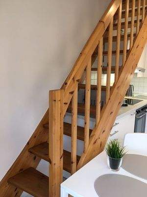 Treppe in den Schlafbereich