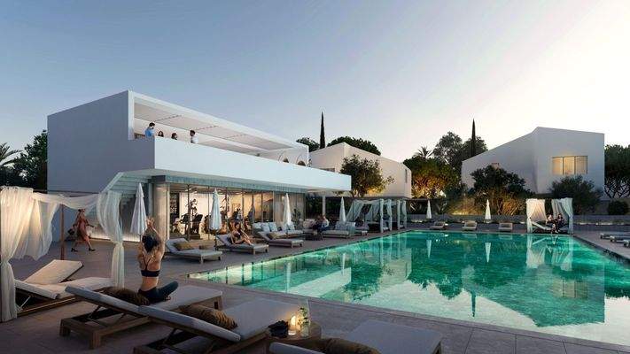 SYNERGY MP VIEW 08 VERTICAL PLANKED CONCRETE GYM