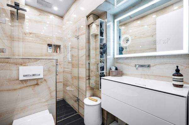 Badezimmer Ansicht 2