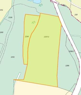 Auszug Flurkarte Bayernatlas