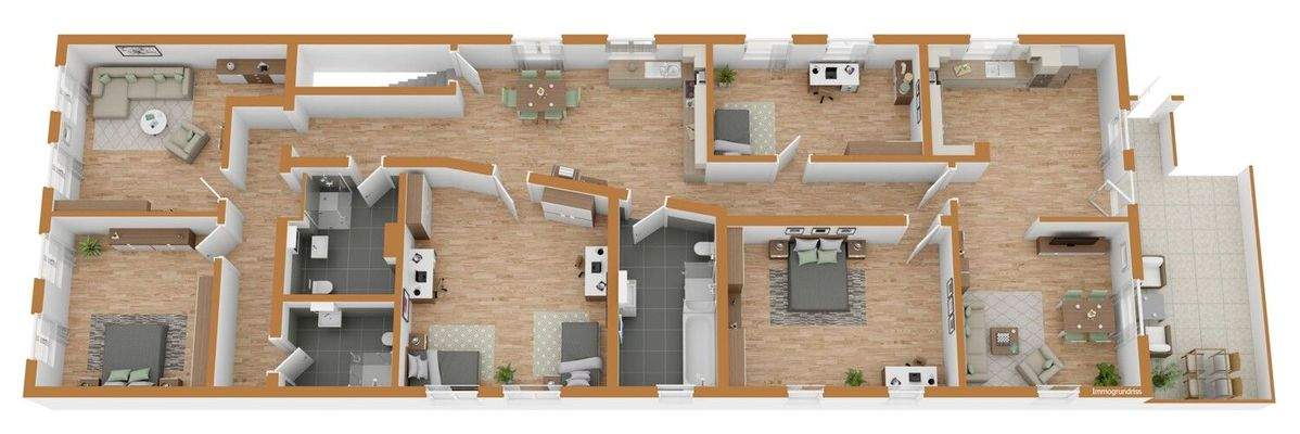 6-Zimmer Wohnung mit 3 Bädern