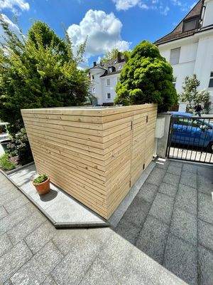 Müll-/ und Fahrrad-Box